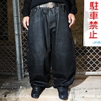 OG PATCH WAX-COATING DOUBLE KNEE COTTON TWILL PANTS