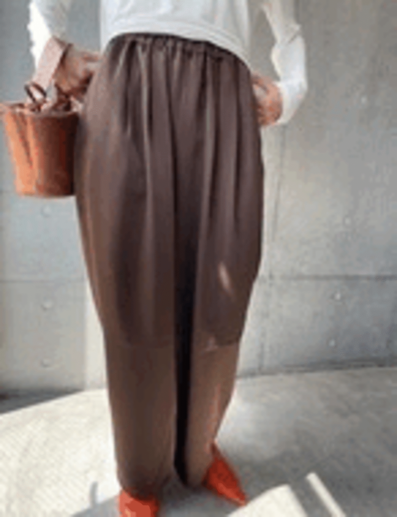 【新作5％OFF・3日間】Premium-satin Baggy Pants_3colors