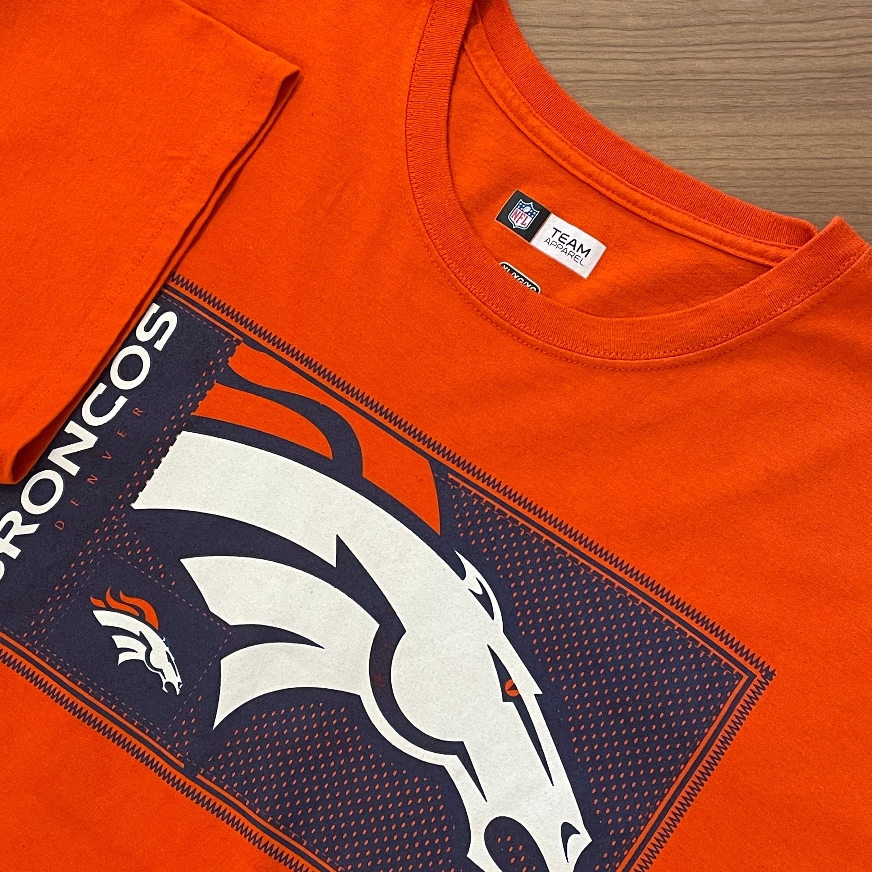 NFL DENVER BRONCOS デンバーブロンコス AFC CHAMPIONS LEAGUE 1998 スポーツプリントTシャツ メンズXXL /eaa333408