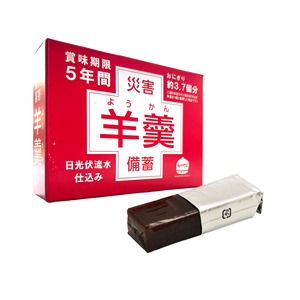若山商店 災害羊羹備蓄 6本/箱X20箱 賞味期限5年 非常食 防災 保存食 ようかん