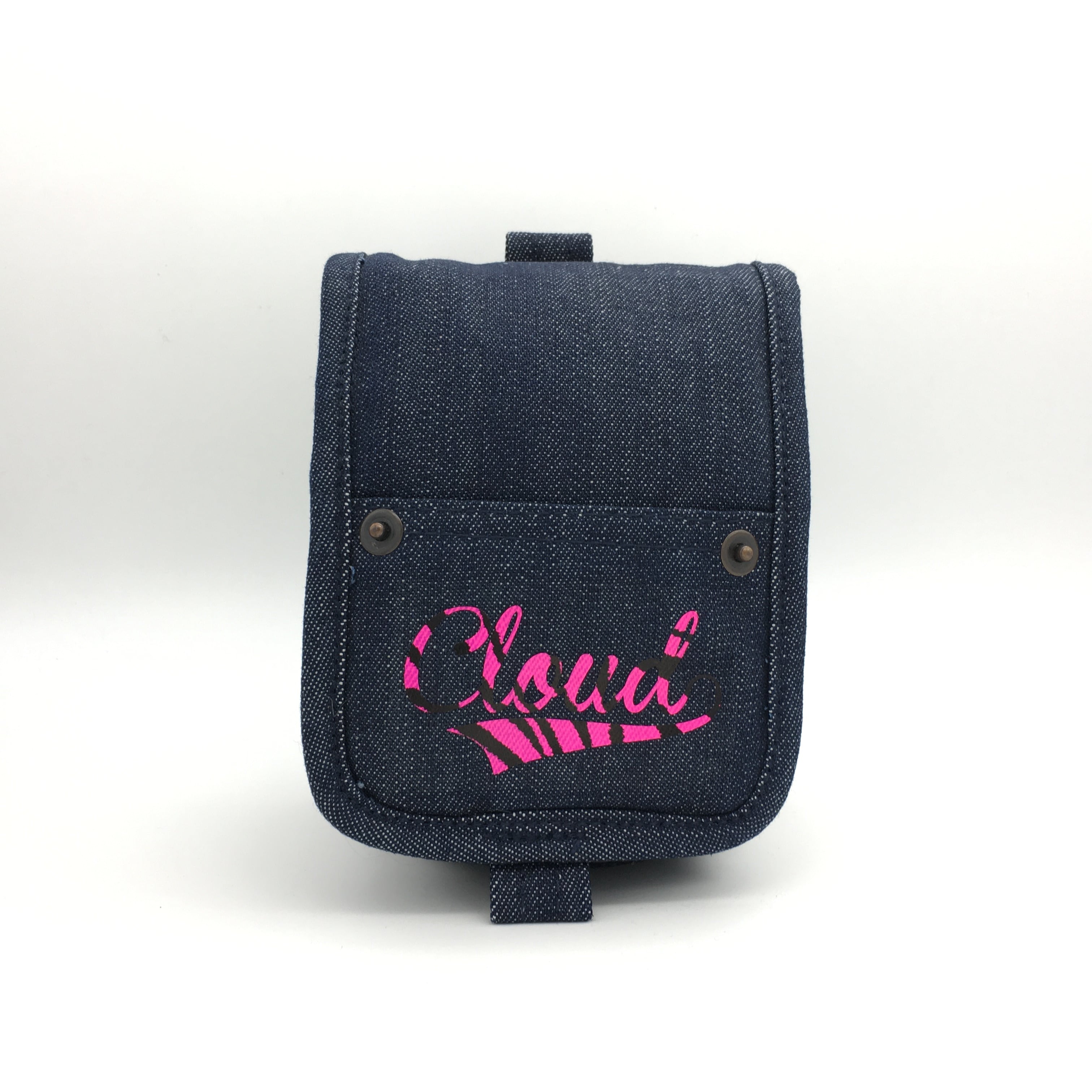 VAPEポーチ 文字ピンクゼブラ