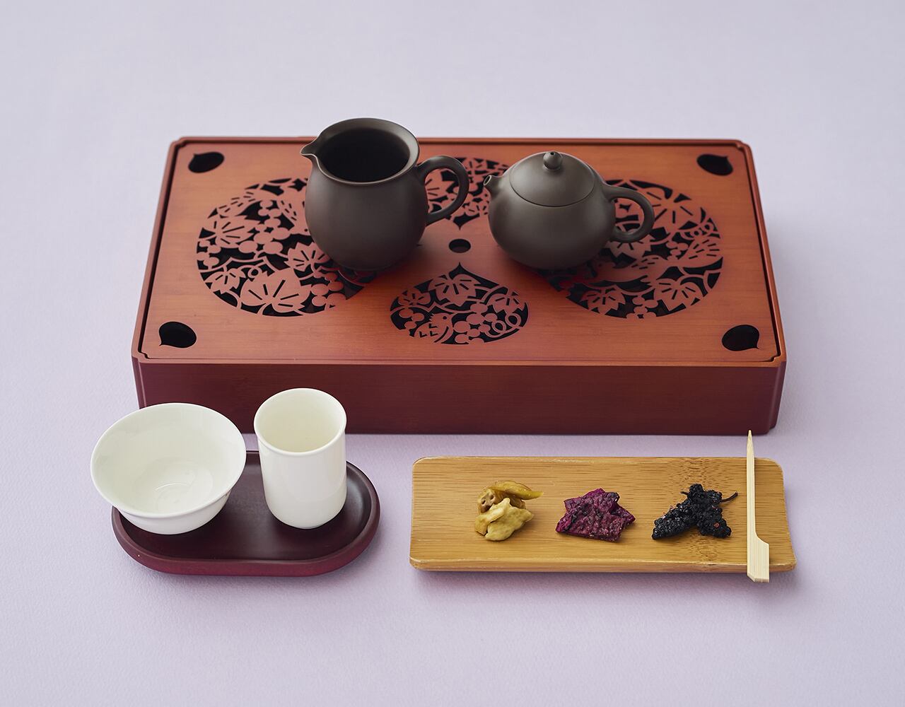 陶器 茶海（小）こげ茶 | 茶嘉葉