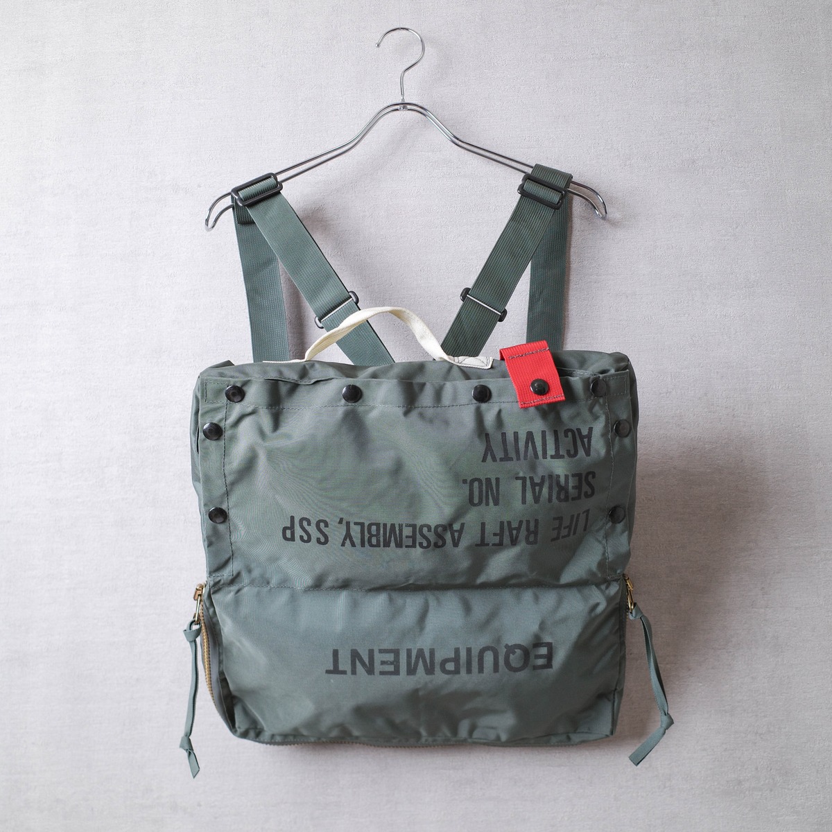 [DEADSTOCK] US MILITARY CASE LIFE RAFT EQUIP | double