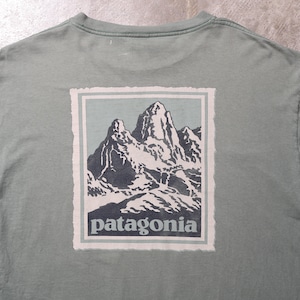 美品 L L/S T-Shirt 97年 USA製 Mountain Logo Patagonia パタゴニア マウンテンロゴ 山ロゴ 長袖Tシャツ