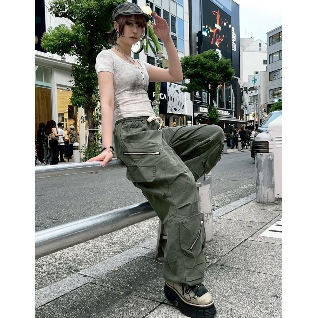 Oblique Pock ZIPパンツ | VOLCAN&APHRODITE