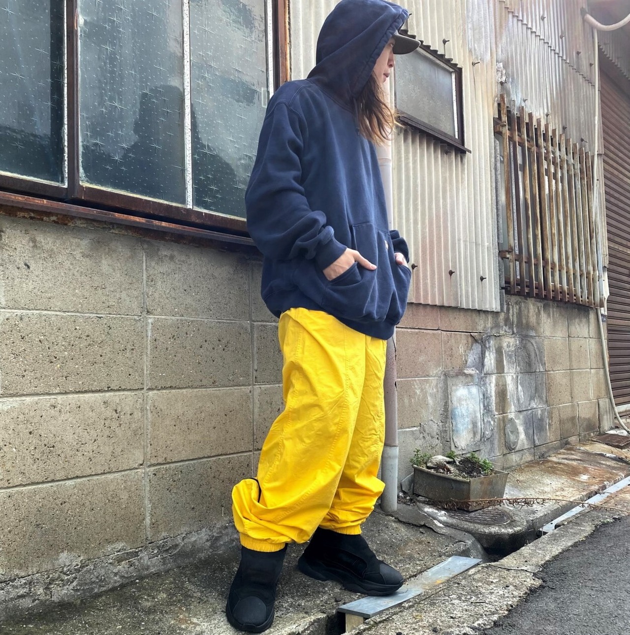 90年代 POLO SPORT ポロスポーツ ラルフローレン ナイロンパンツ 