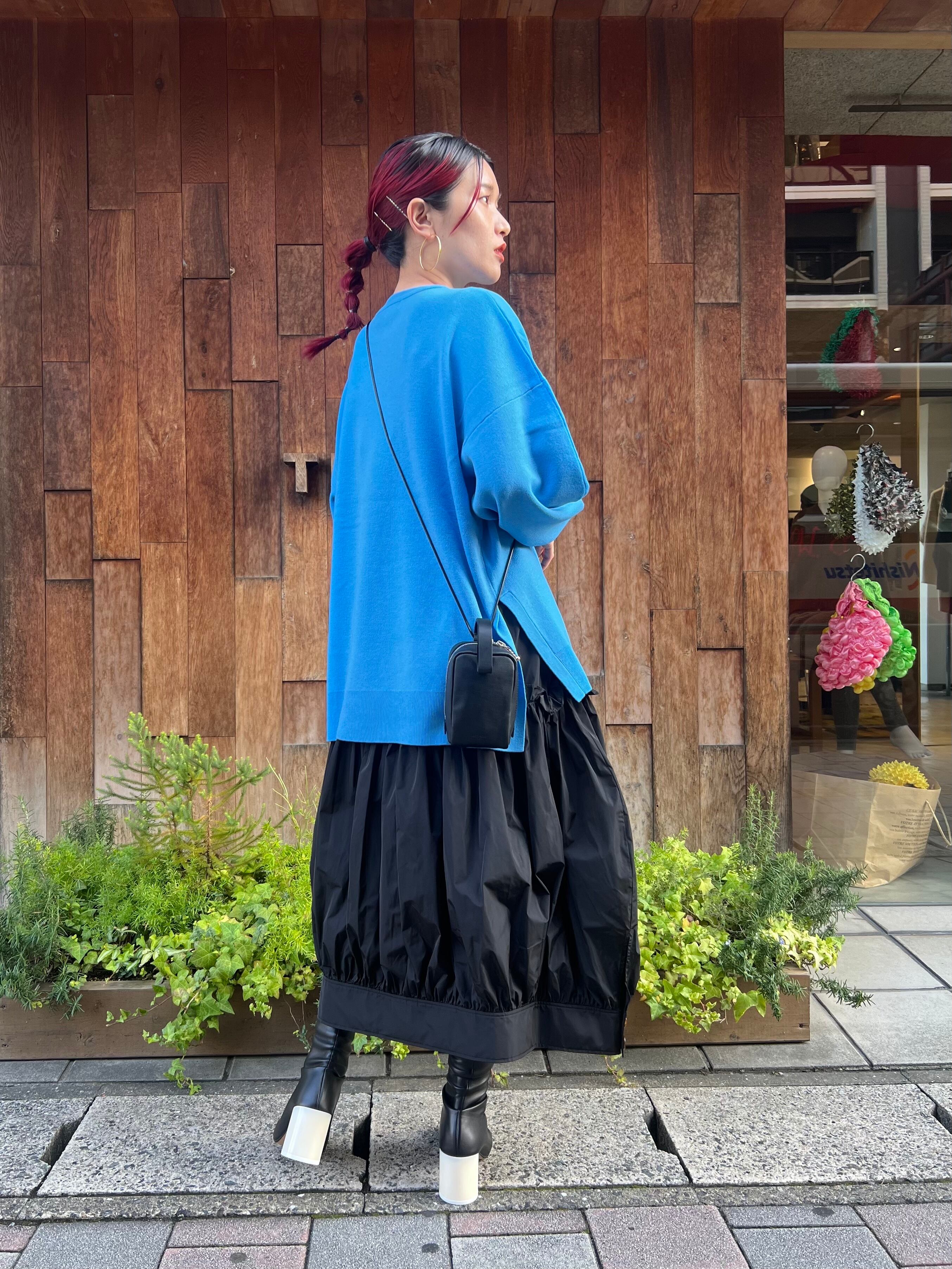 22AW】ENFOLD エンフォルド / COCOON-ARM BOX PULLOVER | TRENT 