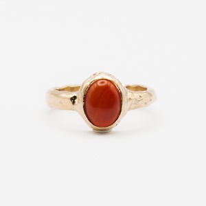 "old memories series" essence ring with color stone - gold