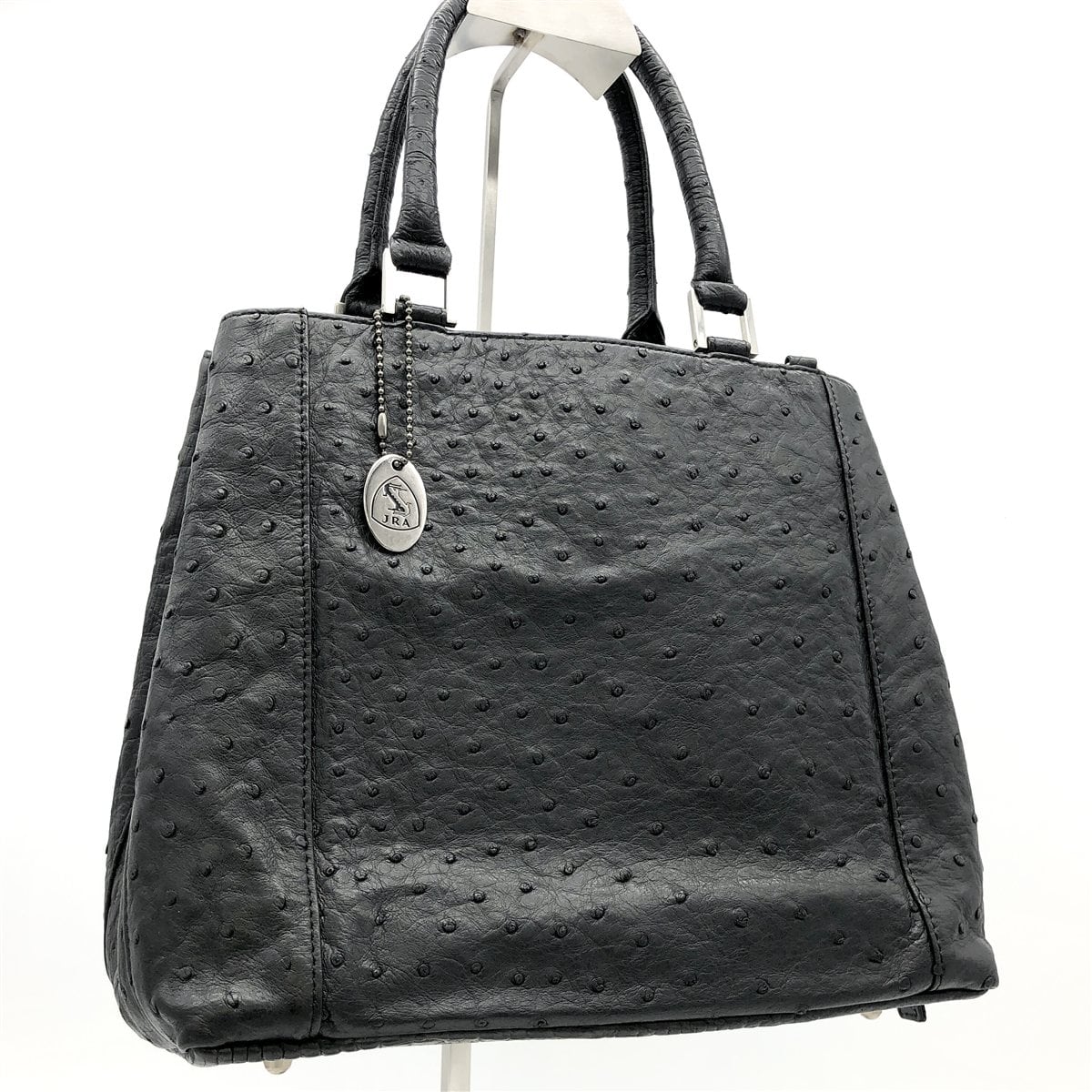 JRA公認】 オーストリッチ / レザー / トートバッグ バッグ JRA公認