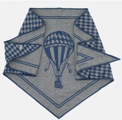 TRIANGOLI IN LANA E CASHMERE BLU - TAL-191-3