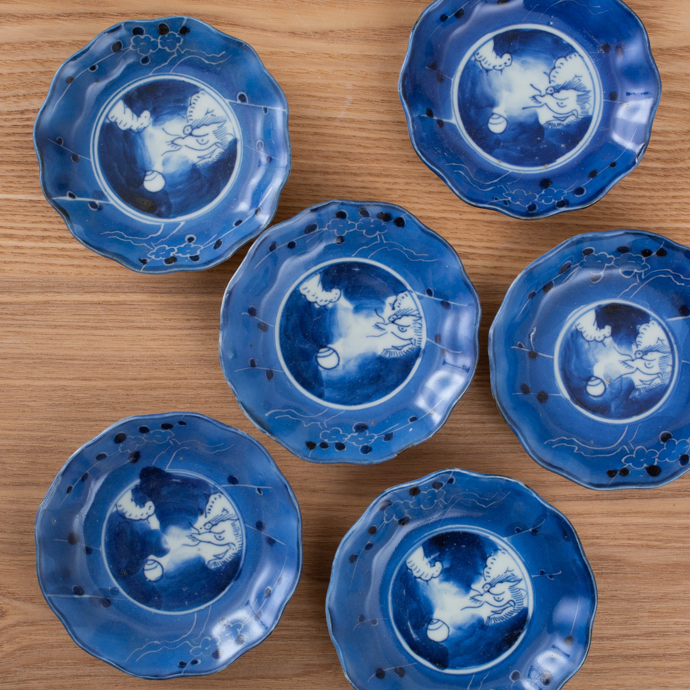 921『馬の目 豆皿 手塩皿 5枚』　/骨董品 古美術 アンティーク 古玩 921『馬の目 豆皿 手塩皿 5枚』 /骨董品 古美術 アンティーク 古玩