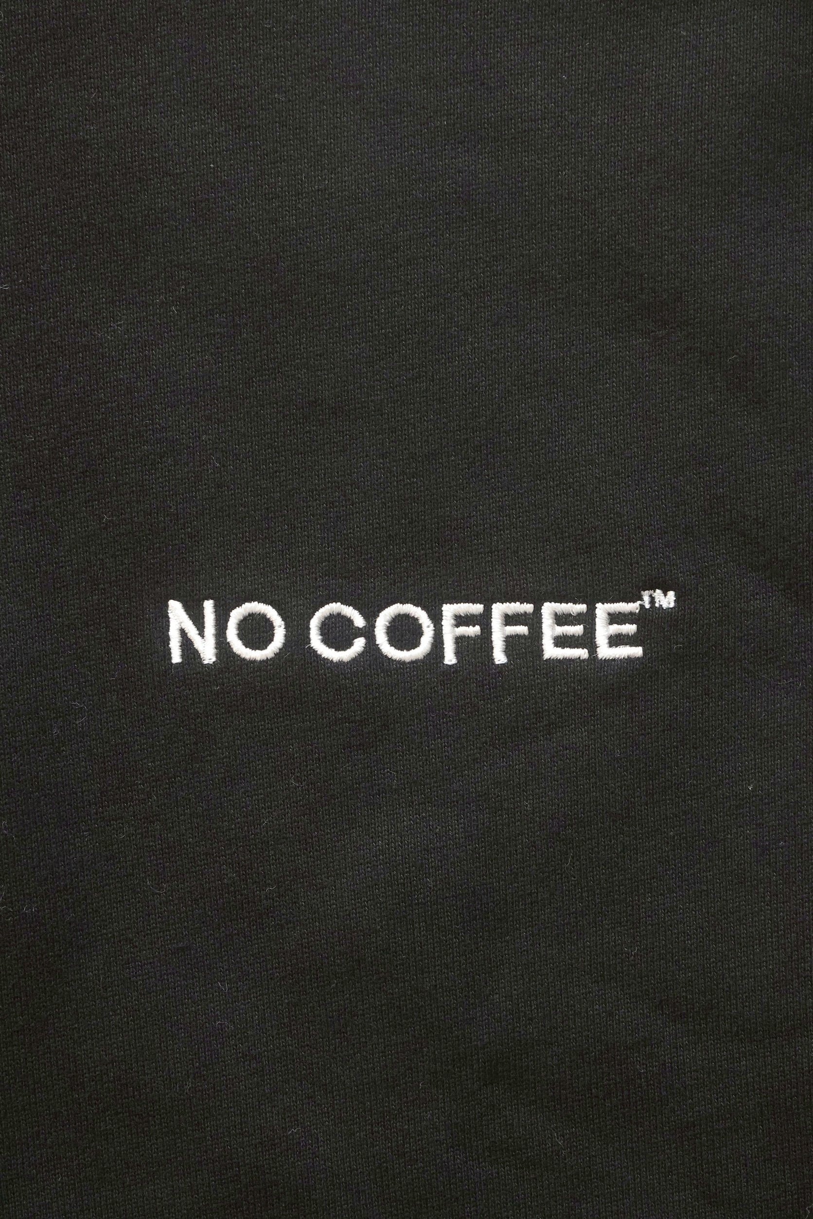 NO COFFEE×CLUBHAUS \"NO GOLF\" ハーフジップ ホワイト NO COFFEE × CLUBHAUS ﻿ 
