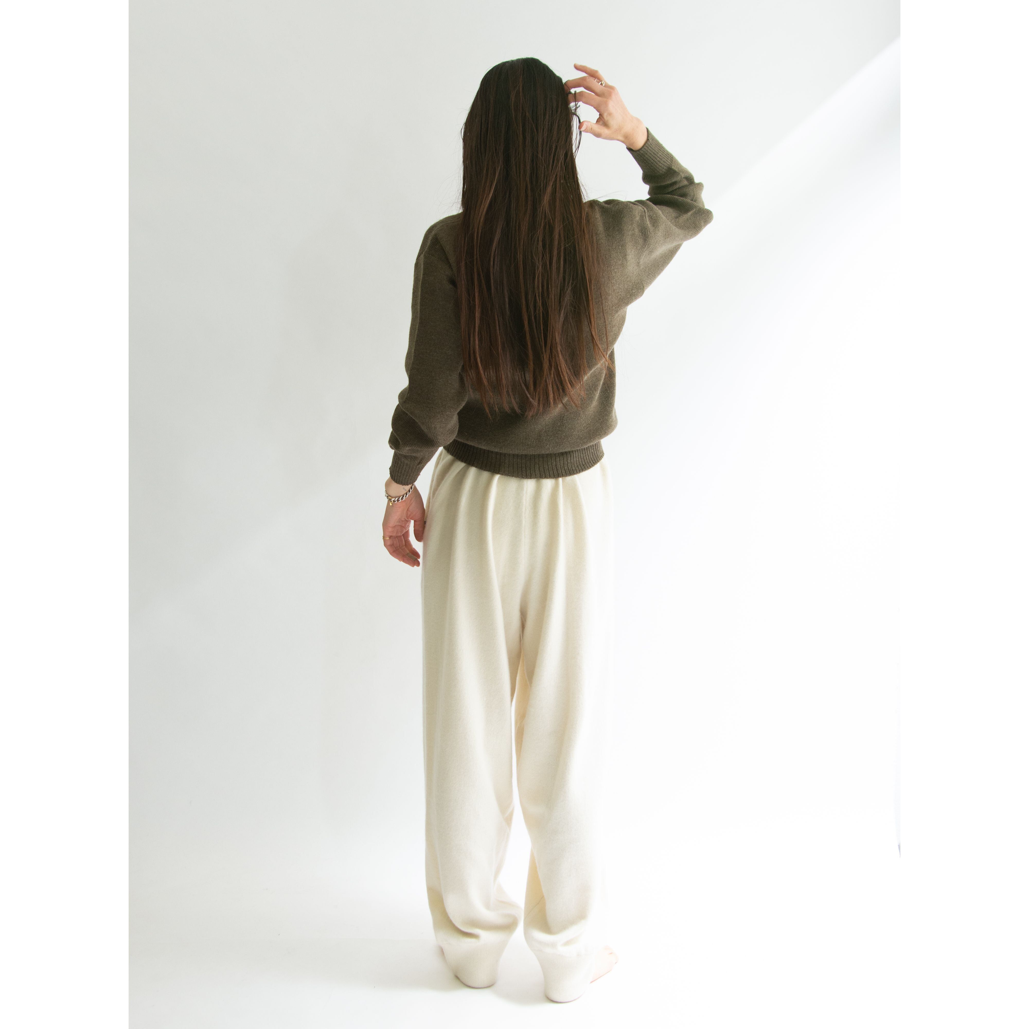 【Dead stock】70's Italian army 100%wool v-neck sweater（デッドストック イタリア軍 Vネックウールニットプルオーバー セーター）11c