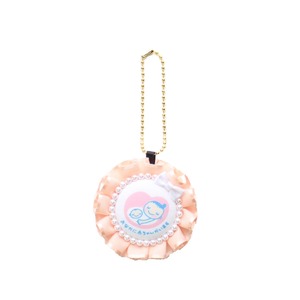 【在庫処分】TOA ROSETTE マタニティロゼット toamwg-01マタニティマーク マタニティキーホルダー 両面 妊娠 お祝い 目印 パール チャーム おしゃれ プレゼント りぼん シンプル 大人 可愛い 赤ちゃん 妊活 お守 ピンク