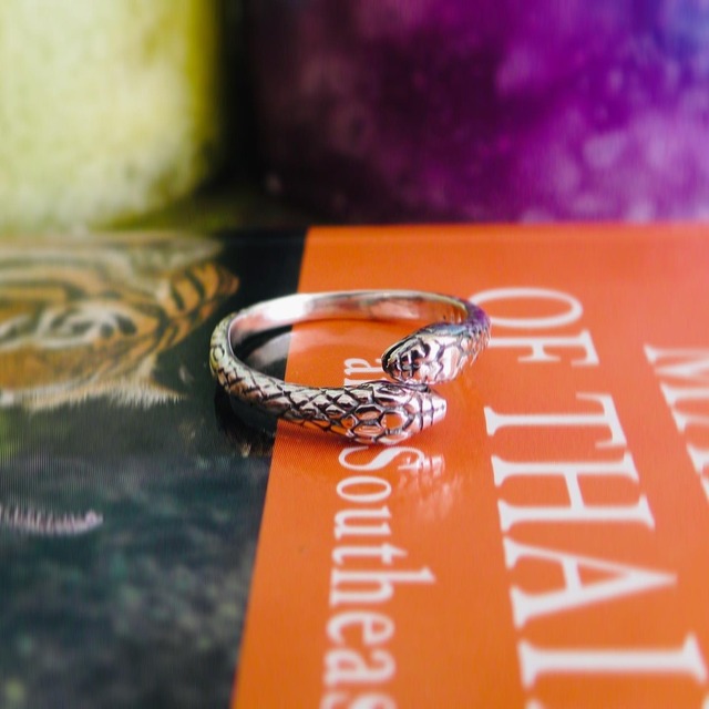 Snake ring2 silver925