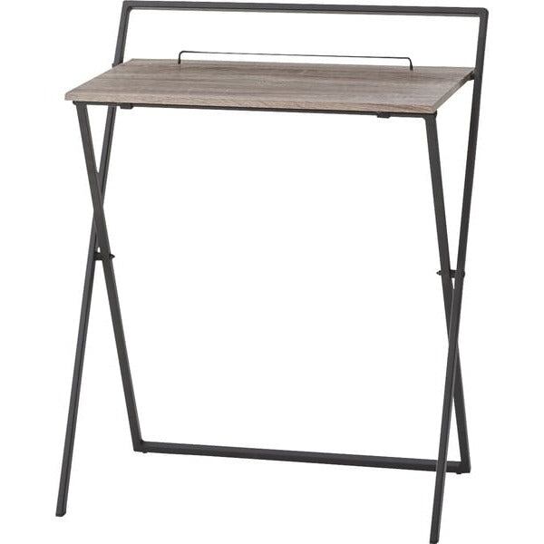 フォールディングデスク スチール 粉体塗装 合成樹脂化粧合板 幅64×奥行45cm 完成品 テレワーク