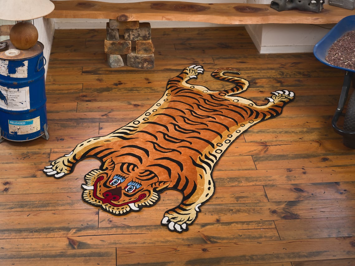 Tibetan Tiger Rug 《Lサイズ•シルク228》チベタンタイガーラグ