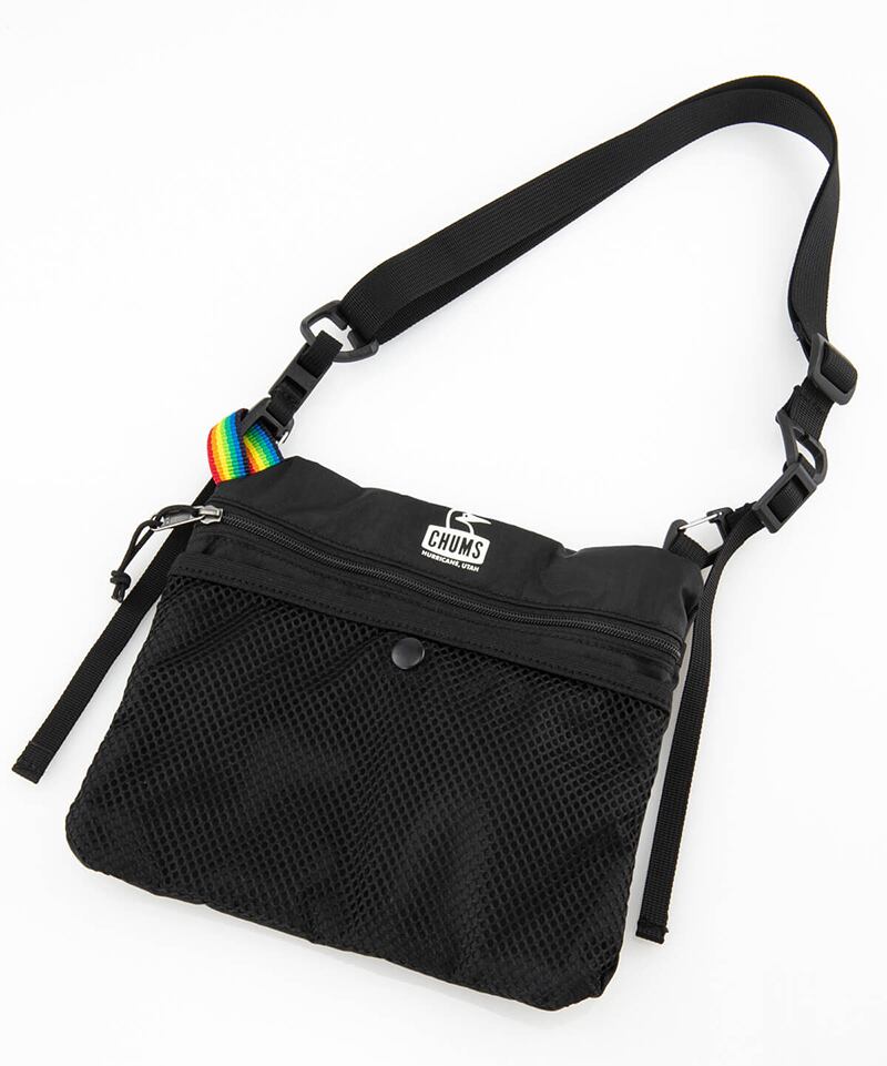 CHUMS (チャムス)Spring Dale Sacoche (スプリングデールサコッシュ) Black (ブラック) CH60-2840 ショルダーバッグ