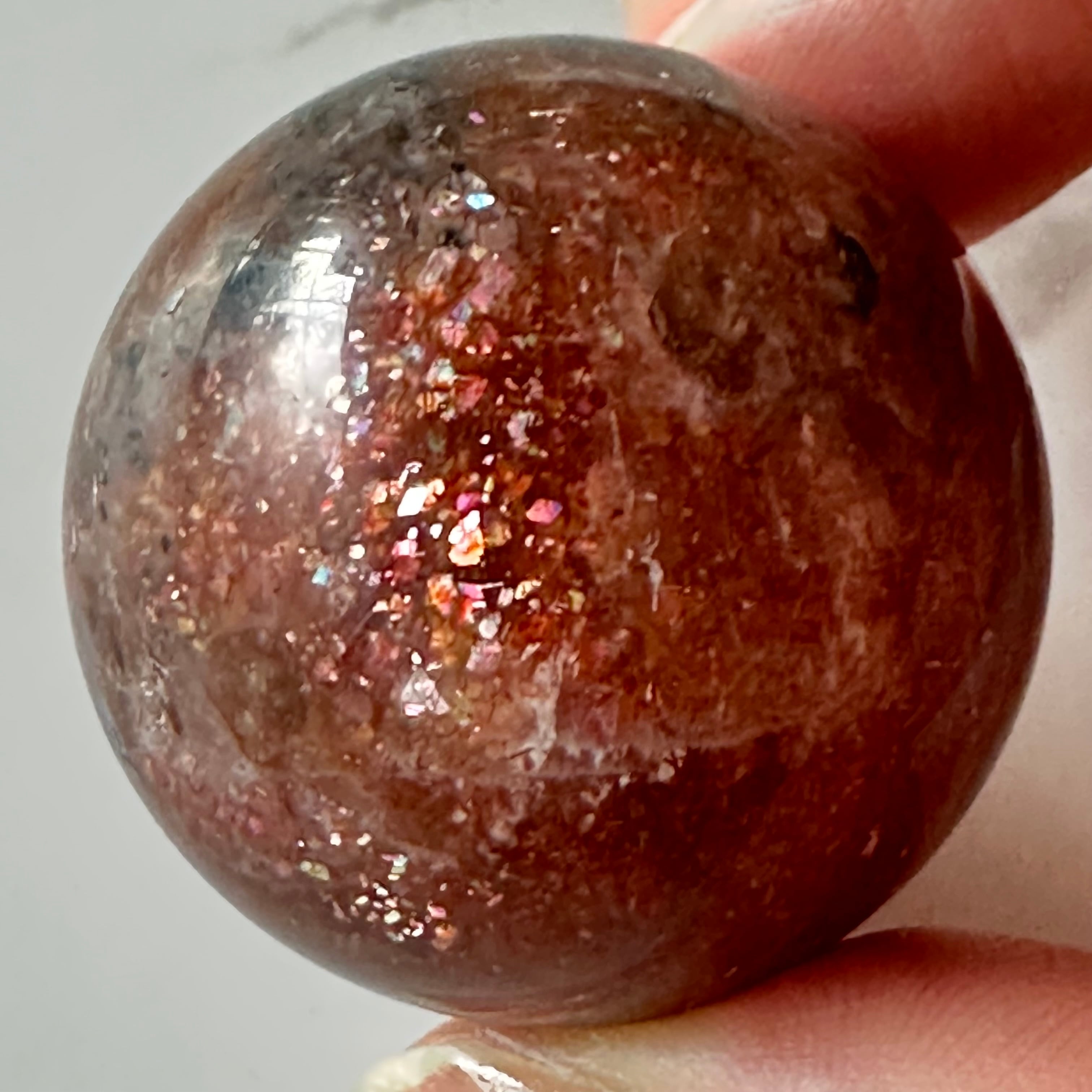 サンストーンスフィア Φ32mm | Mt.Sophia 天然石屋さん／マウントソフィア