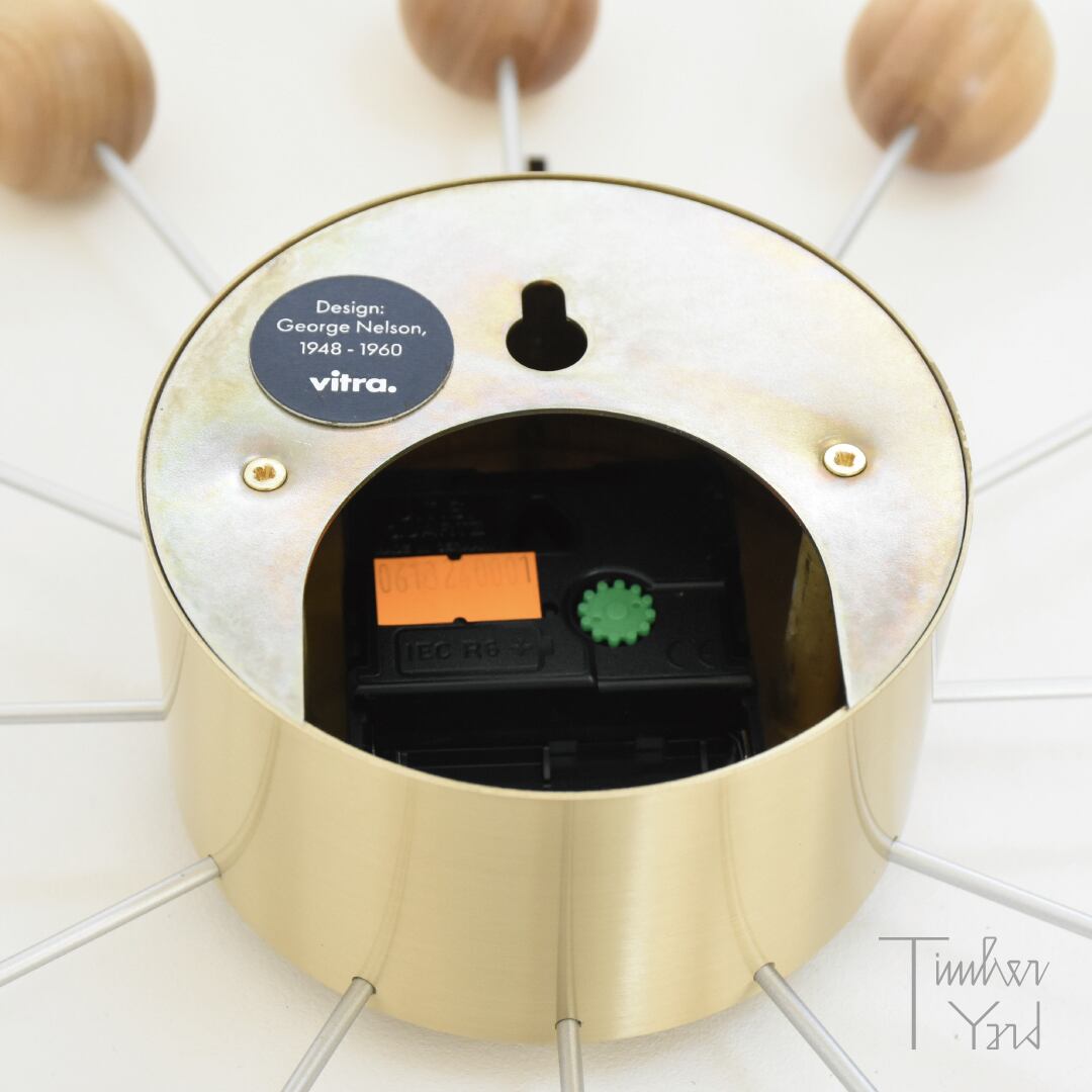 ボール クロック / ビーチ / Φ330 / Vitra（ヴィトラ）/ Ball Clock