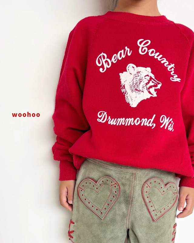 【6-7T相当・used】MILWAUKEE スウェットパーカー