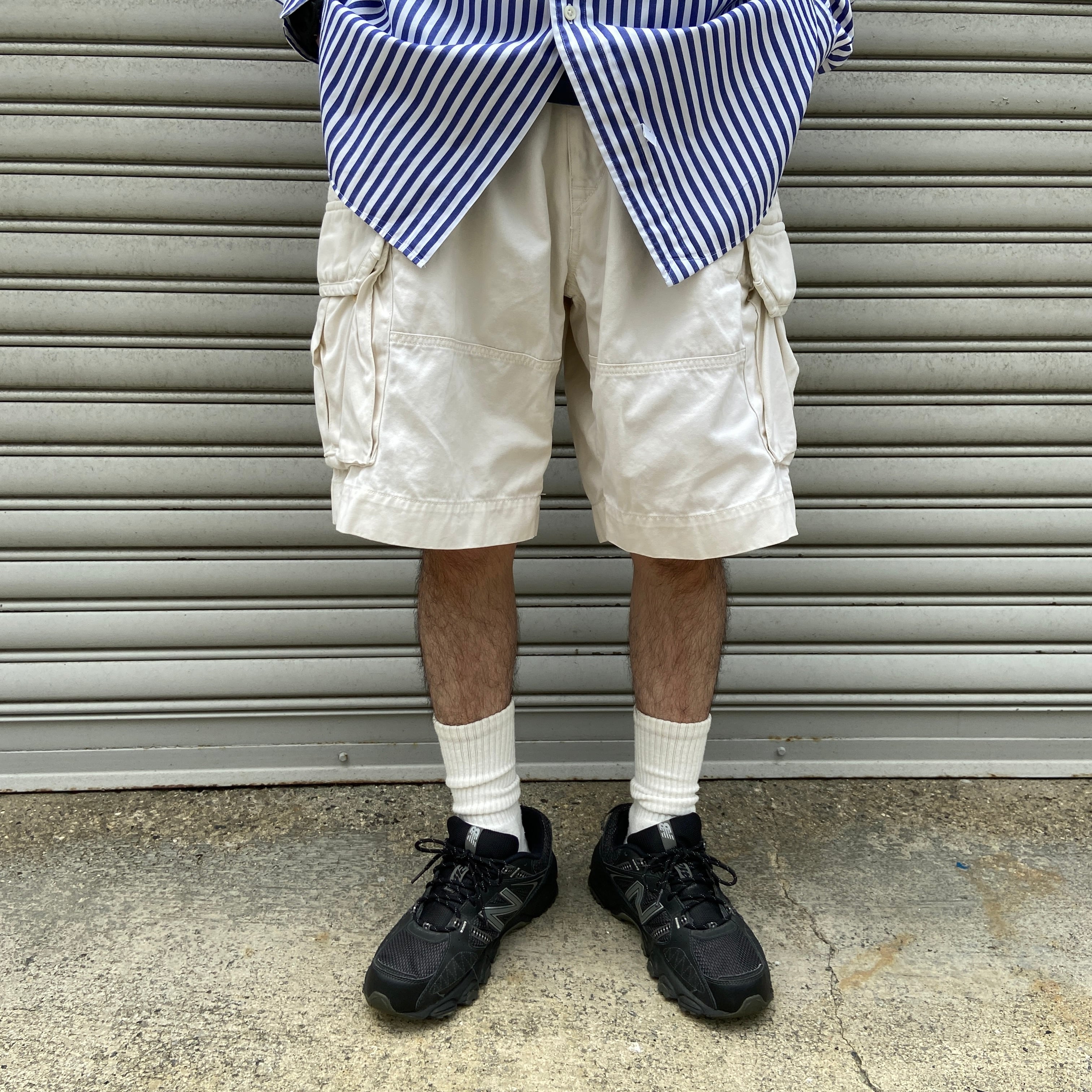 90s Ralph Lauren カーゴショーツ ショートパンツ ホワイトW36 90s Ralph Lauren カーゴショーツ ショートパンツ ホワイトW36