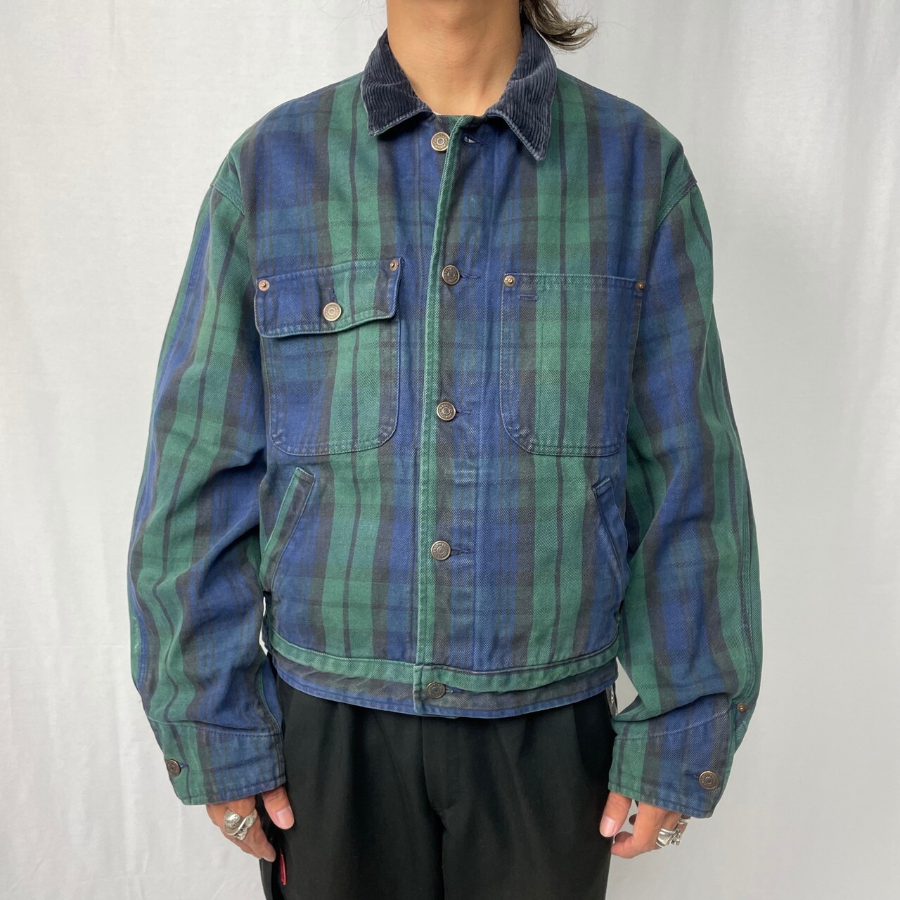 90年代 USA製 Polo by Ralph Lauren ポロバイラルフローレン チェック 