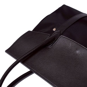 Sac caba a rabat forme(FLAP TOTE BAG) /【BLACK】