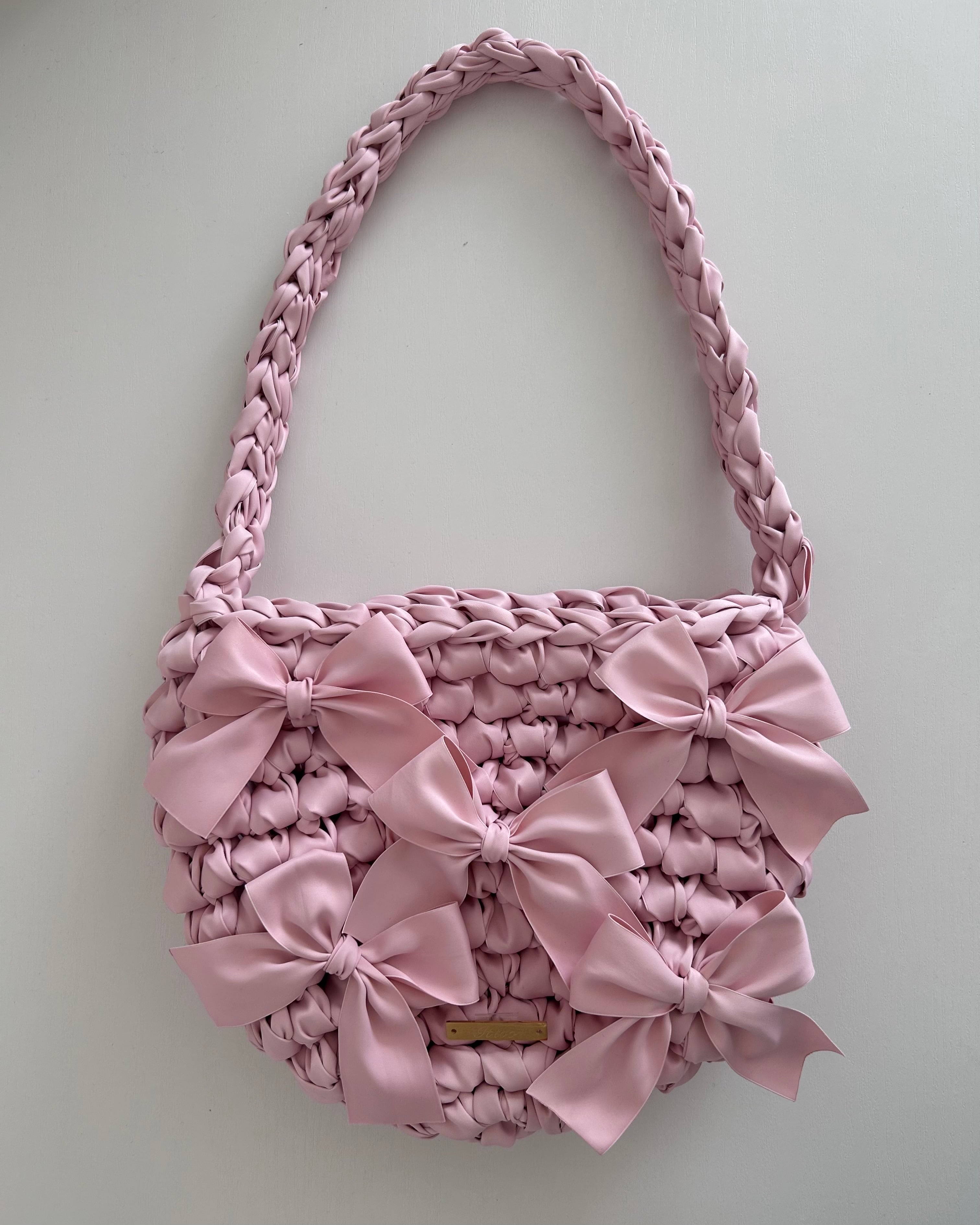 【6色展開】One handle ribbon bag