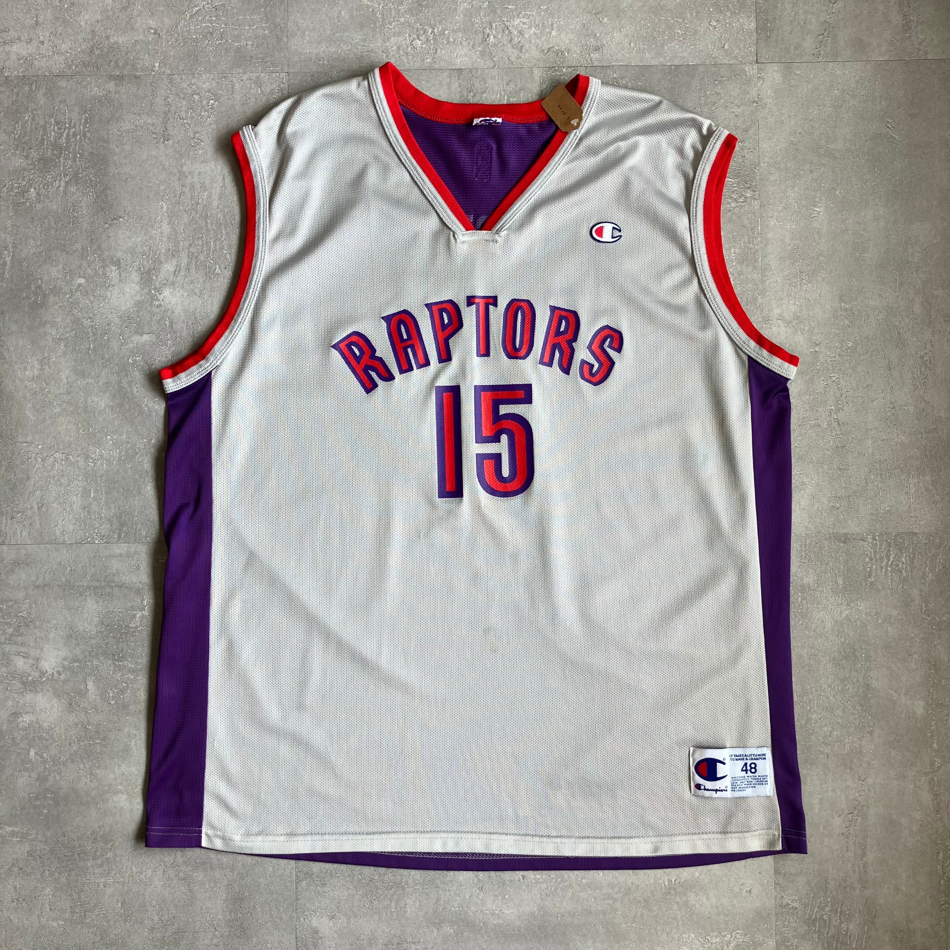 《48 size》champion チャンピオン NBA ゲームシャツ RAPTORS No.3520