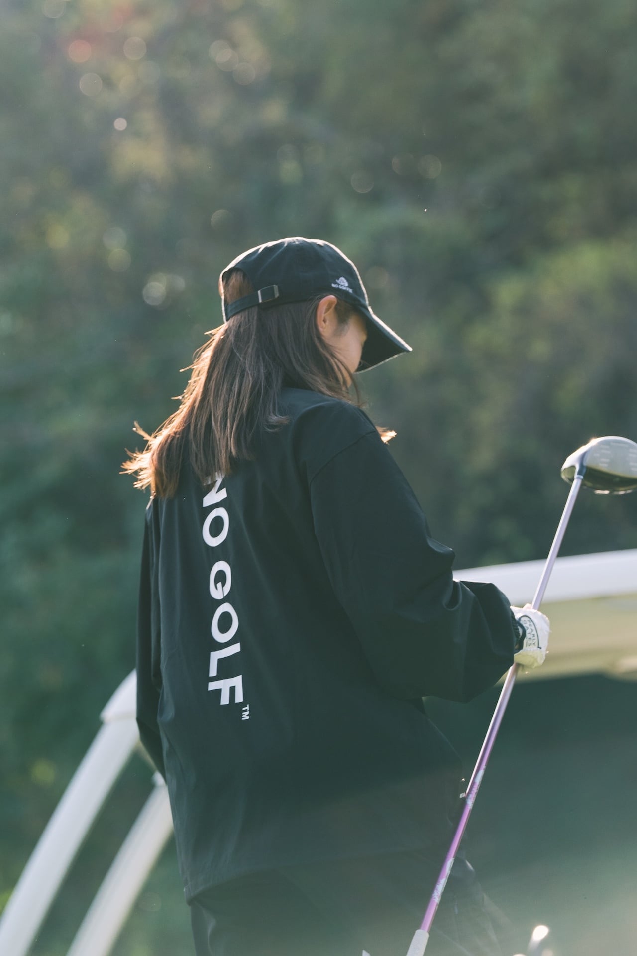 NO COFFEE NO GOLF M ホワイトジャケット NO GOLF WINDBREAKER JACKET | NO COFFEE