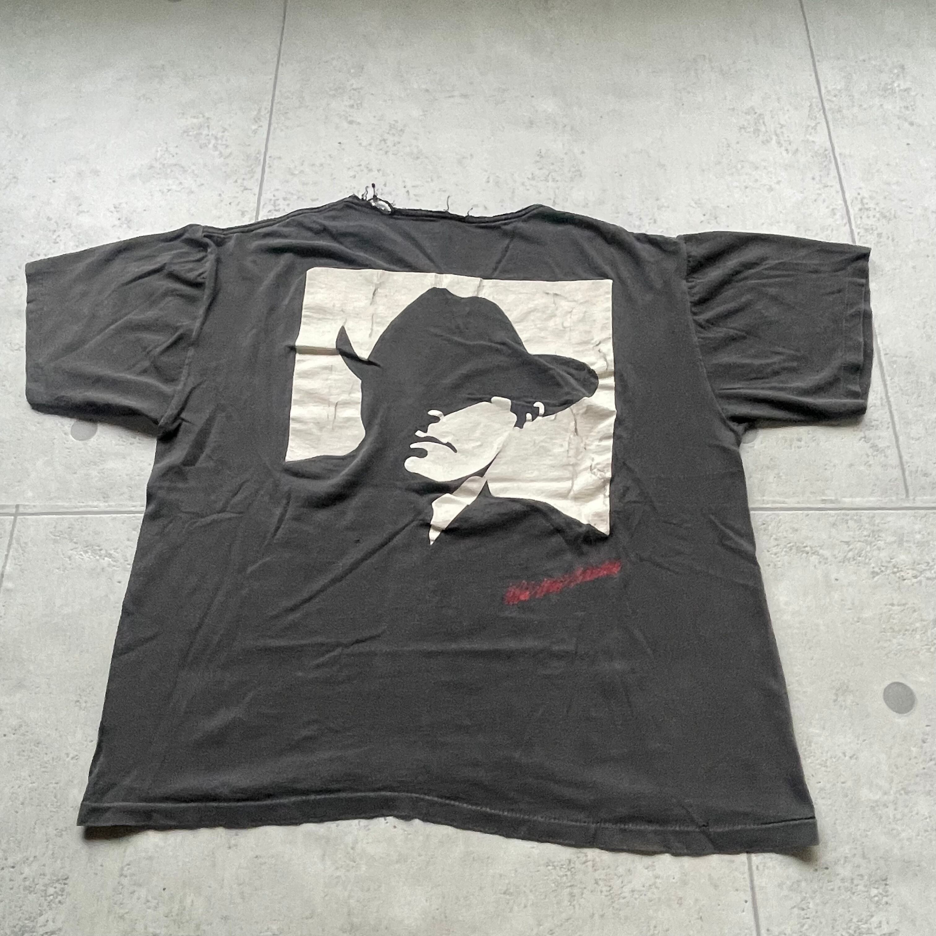 90s マルボロ Marlboro Tシャツ L フェード 幅広 単丈 黒 | SHTICK
