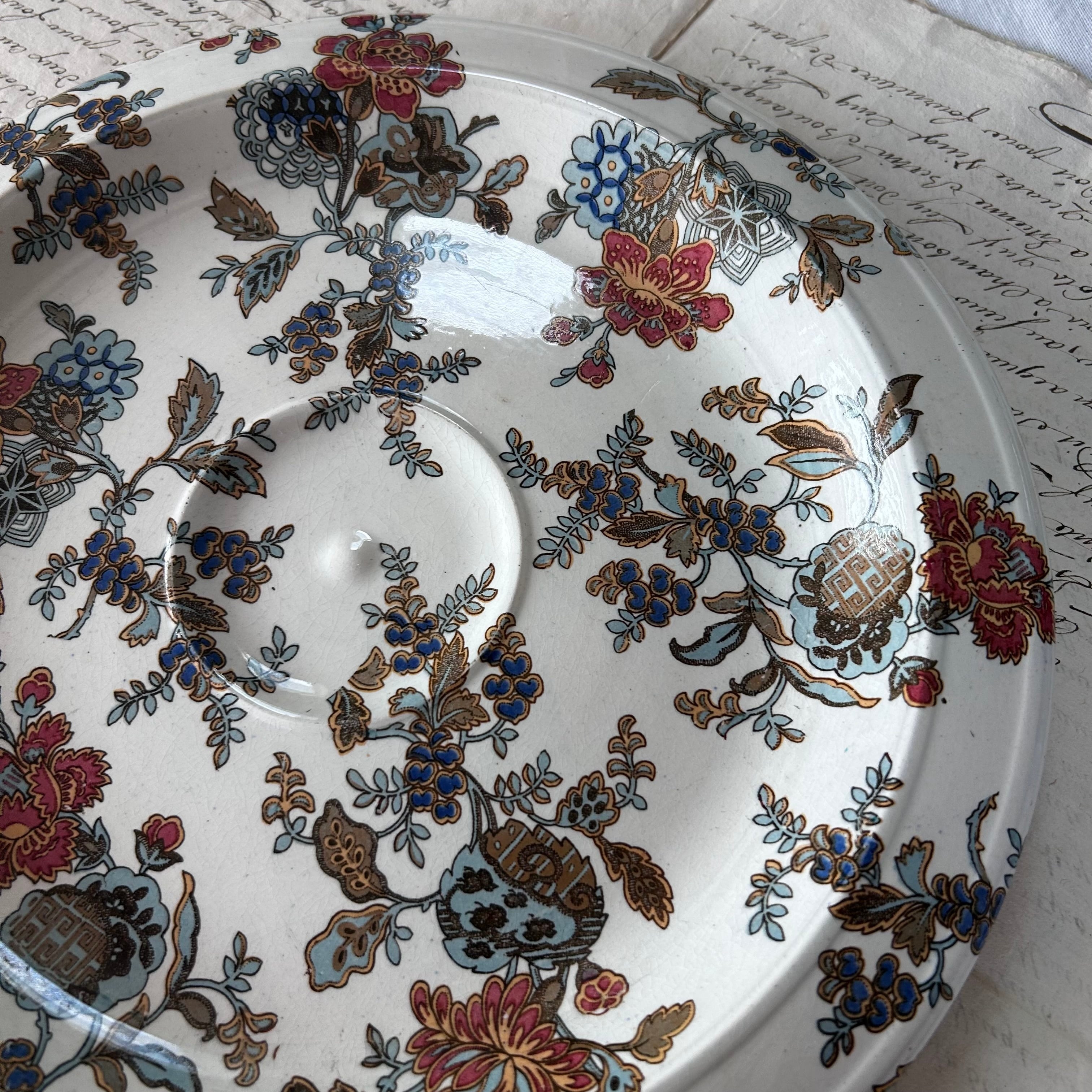 フランスアンティーク】 SARREGUEMINES （サルグミンヌ）Sarreguemines