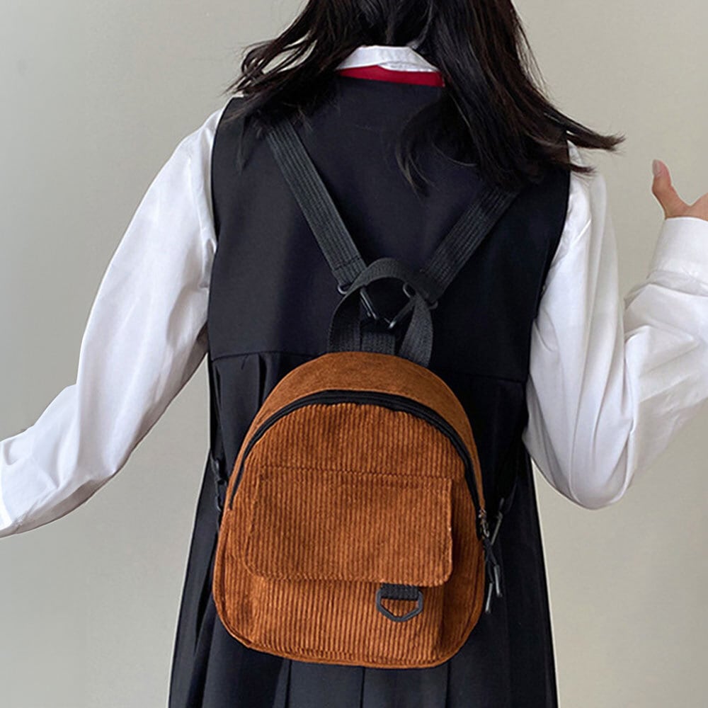 コーデュロイ ミニ リュック レディース 春秋冬 おしゃれ 大人 かわいい 軽量 小さめ きれいめ フェミニン ミニバッグ 大人可愛い 大人女子