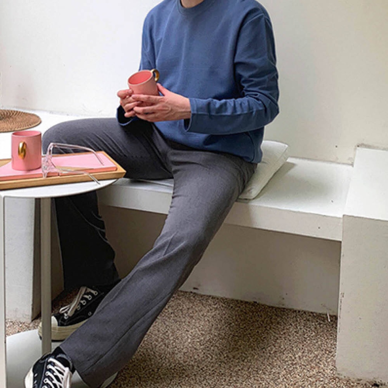 ドレープストレートエレガントパンツ　MT0080052