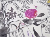 【受注商品】Rumi Rockきもの「パフュームの森」ホワイト　[A869]