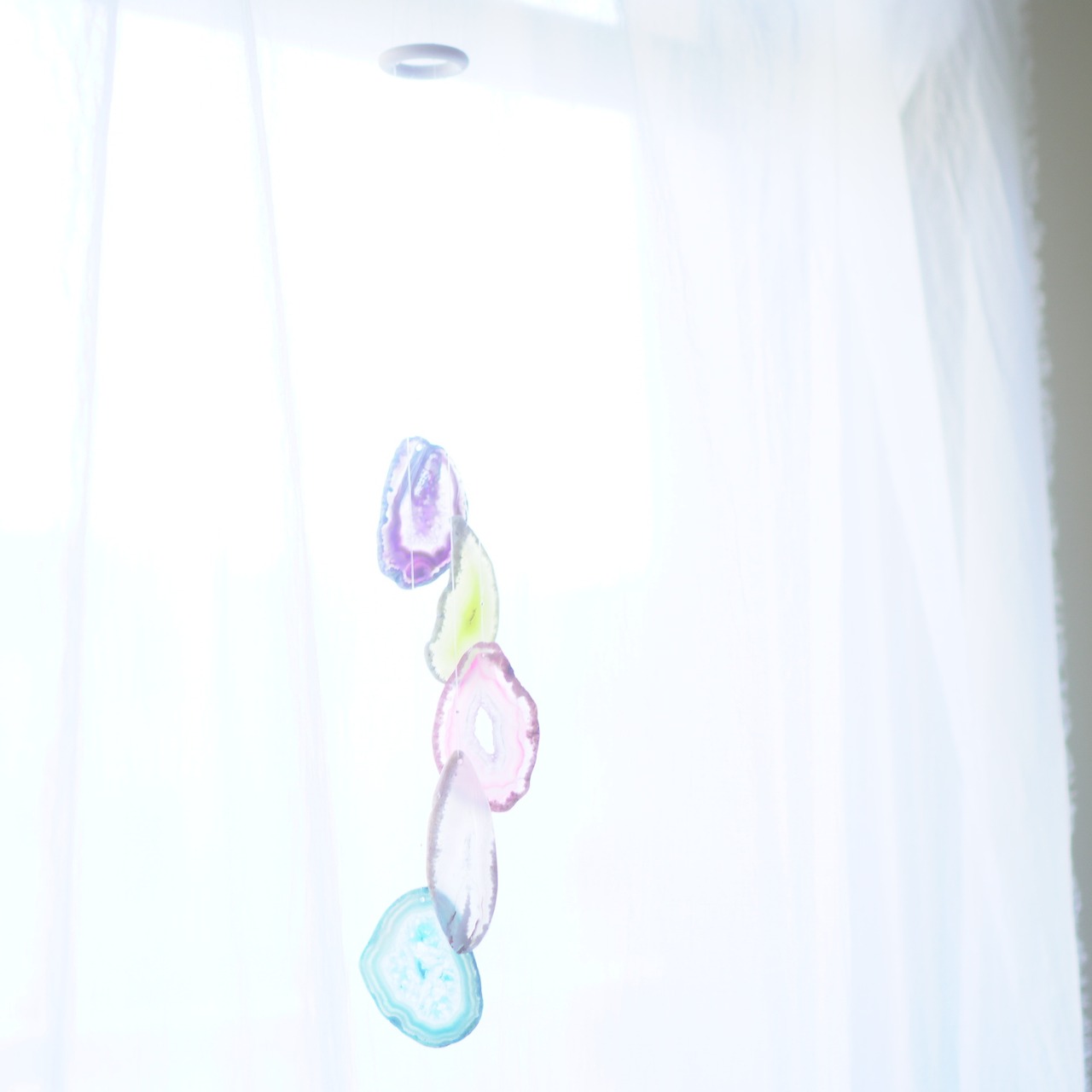 Pale Ocean 03 - アゲートヒーリングチャイム / Agate Sun Catcher Wind Chime 832