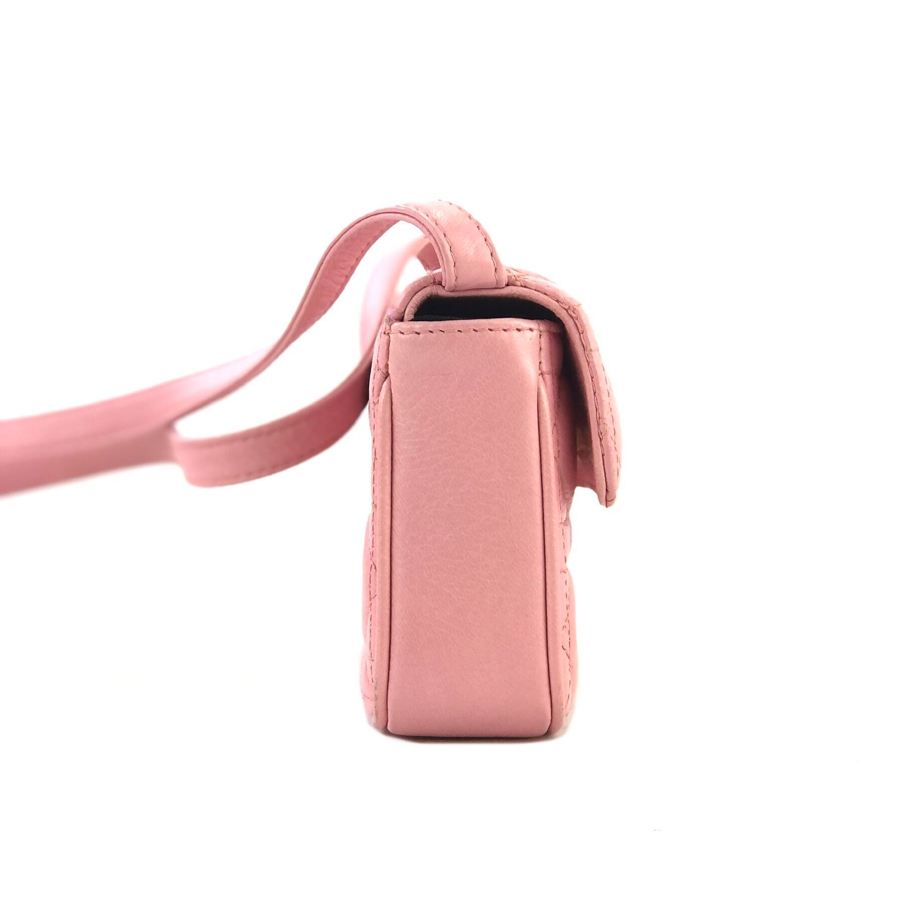 超美品・CDチャーム付き】DIOR グラビティレザー ショルダーバッグ