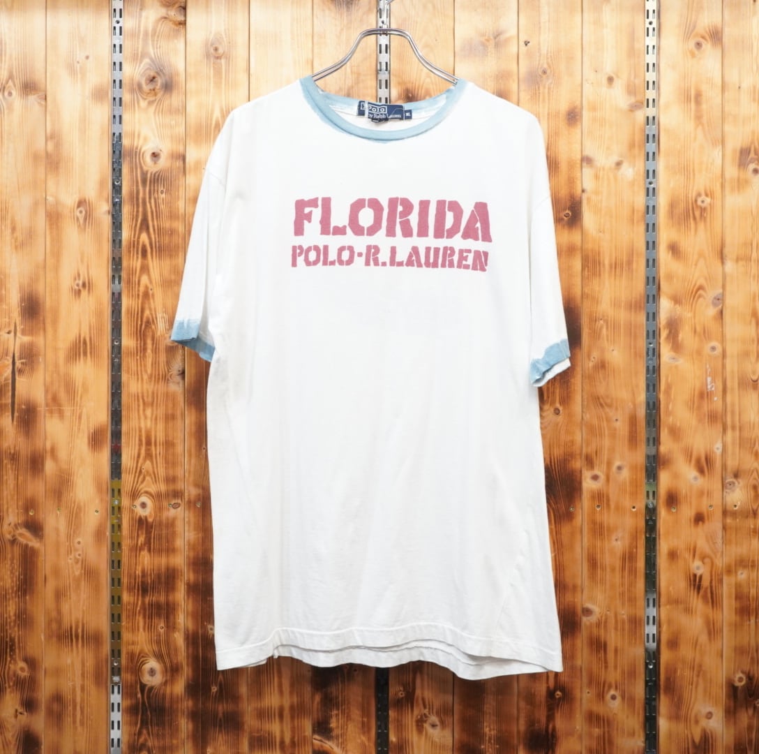 90s ralphlauren florida Tシャツ XL/usa製 1992 92年 ラルフローレン