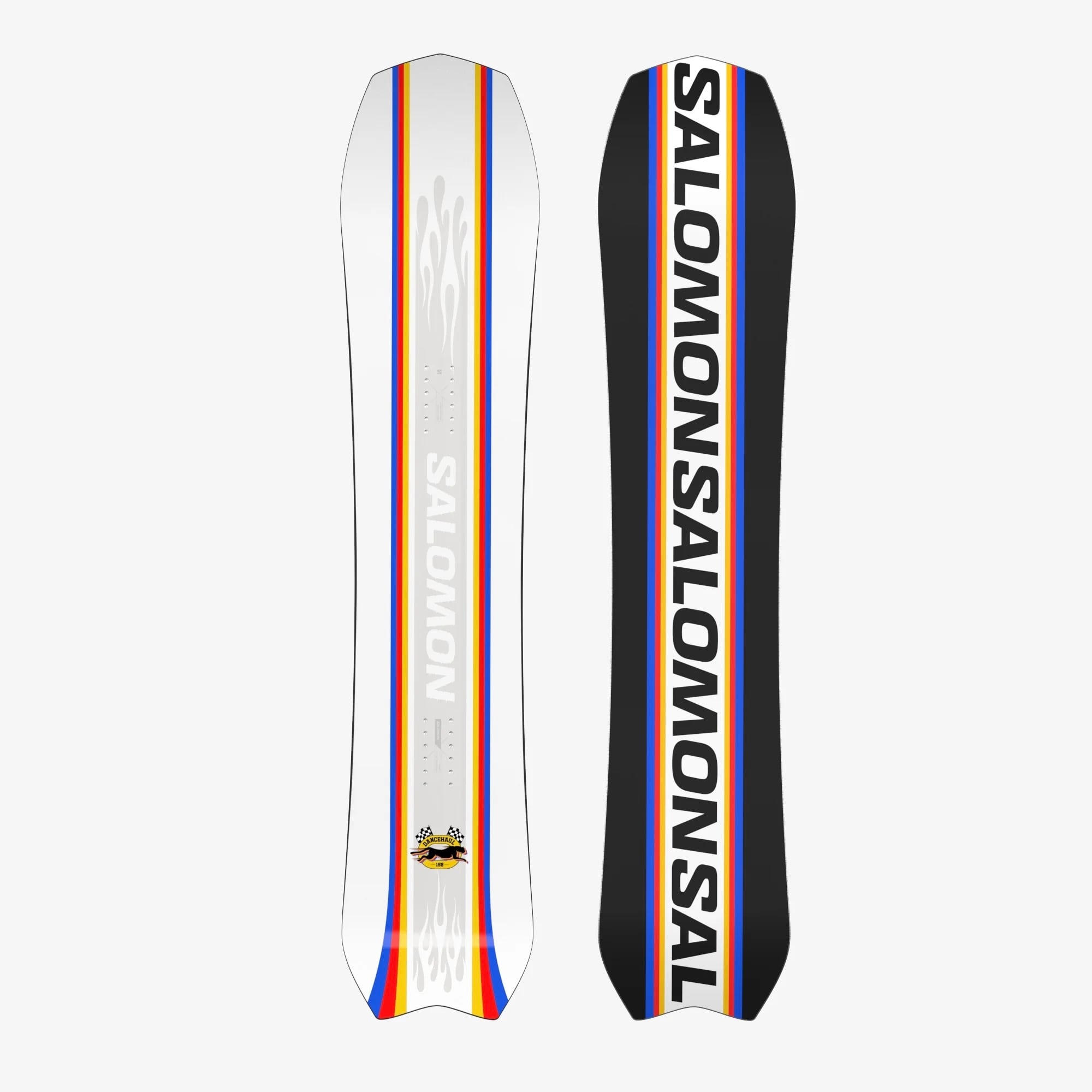 太めサロモン　salomonスキーボード 25.5ブーツ　ファットショートスキー