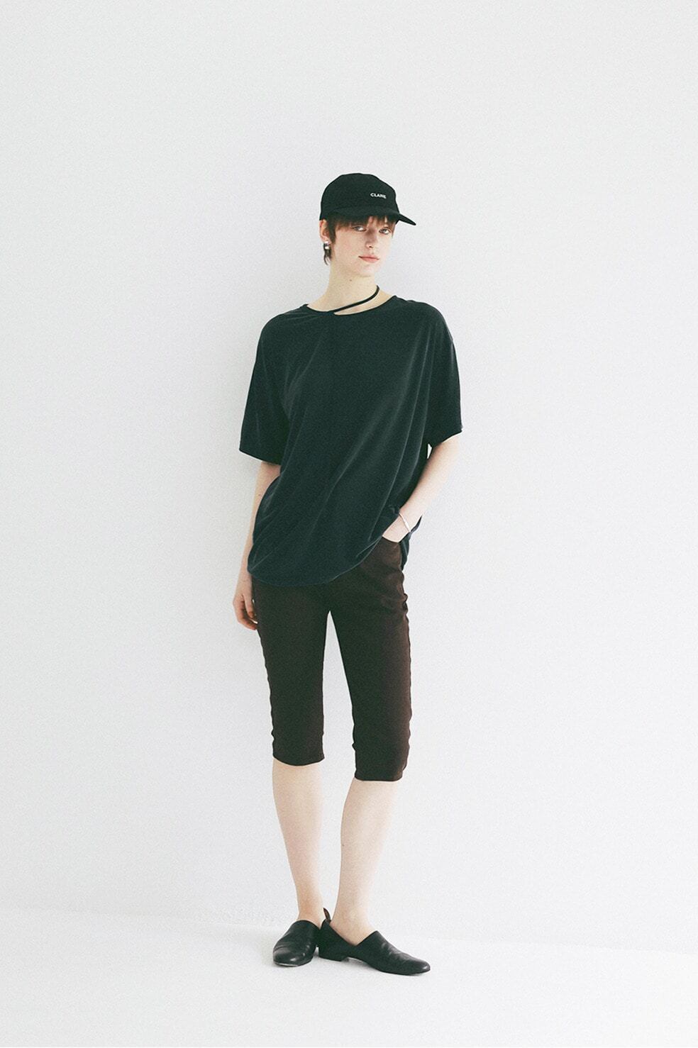CLANE DROOP THIN CODE SOFT TOPS | FLICKA ASHIYA
