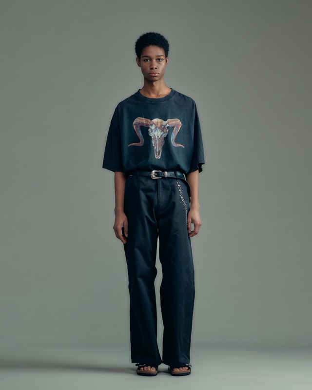 Revertical Thick corduroy wide pants (BLK) RV8816