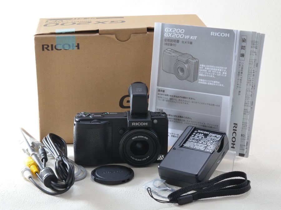 【箱説】リコー RICOH GX200 VF KIT （作例あり）