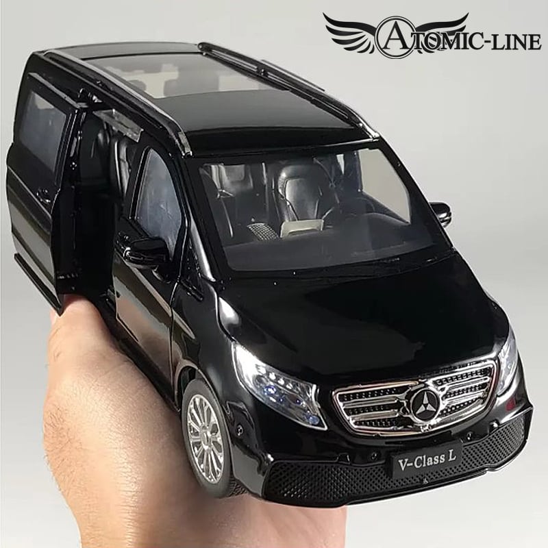 メルセデス・ベンツ Vクラス w447 1/43 ミニカー メルセデス ベンツ V-CLASS ミニカー 1/24 全2色 ライト点灯 エンジン