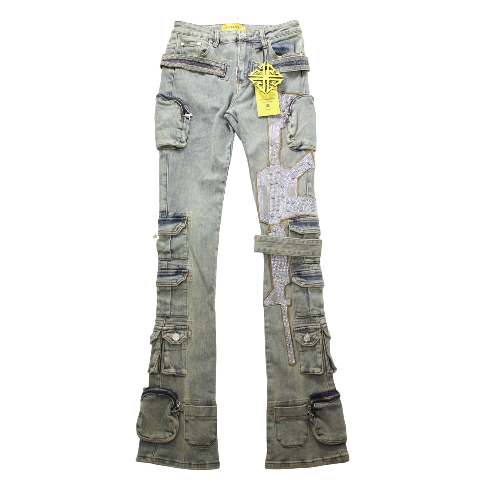 GUAPI -Vintage Flowers Denim- Vintage | Highflyer