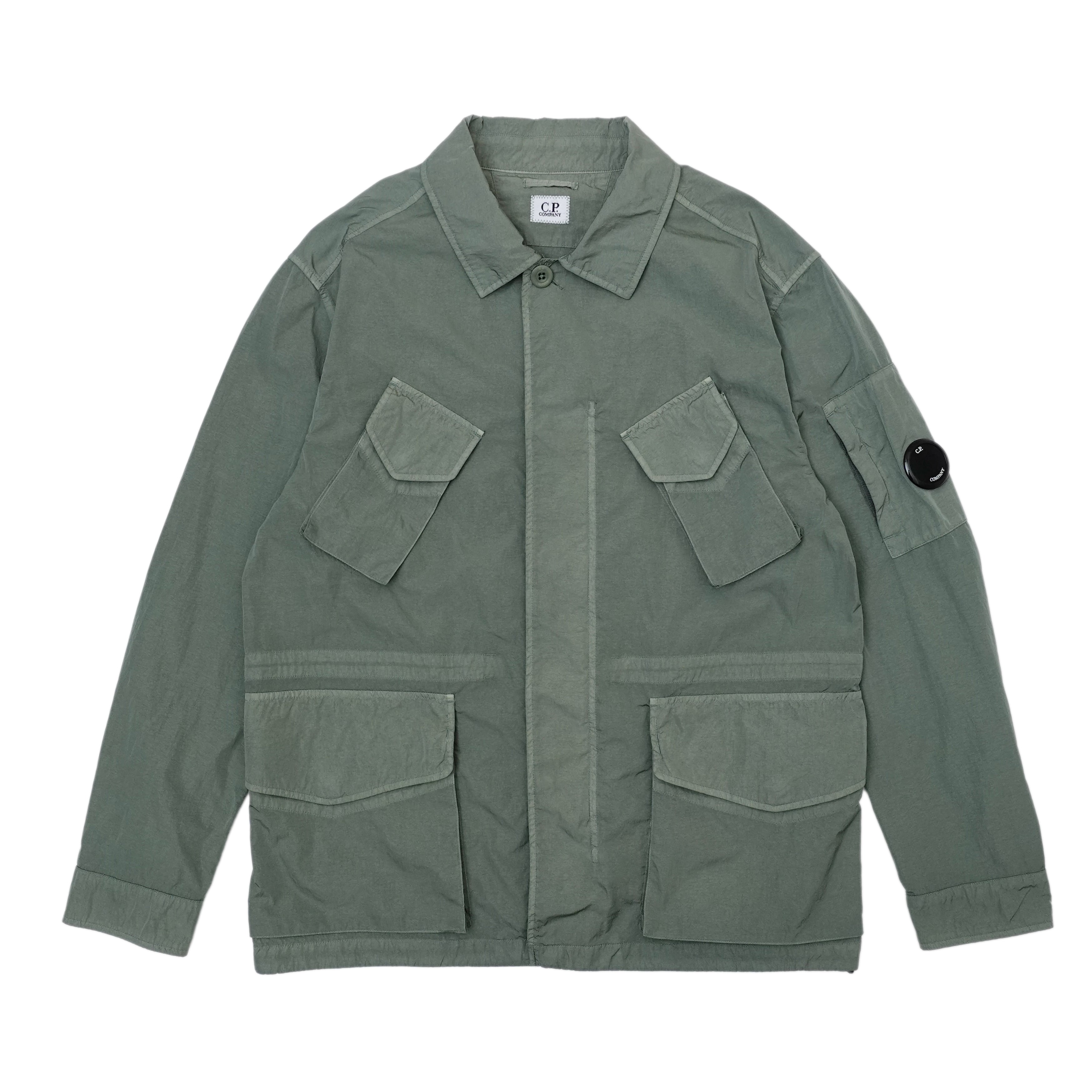C.P. COMPANY HEAVY CHROME-R LENS JACKET (OLIVE) | SO SHOP & HOSTEL