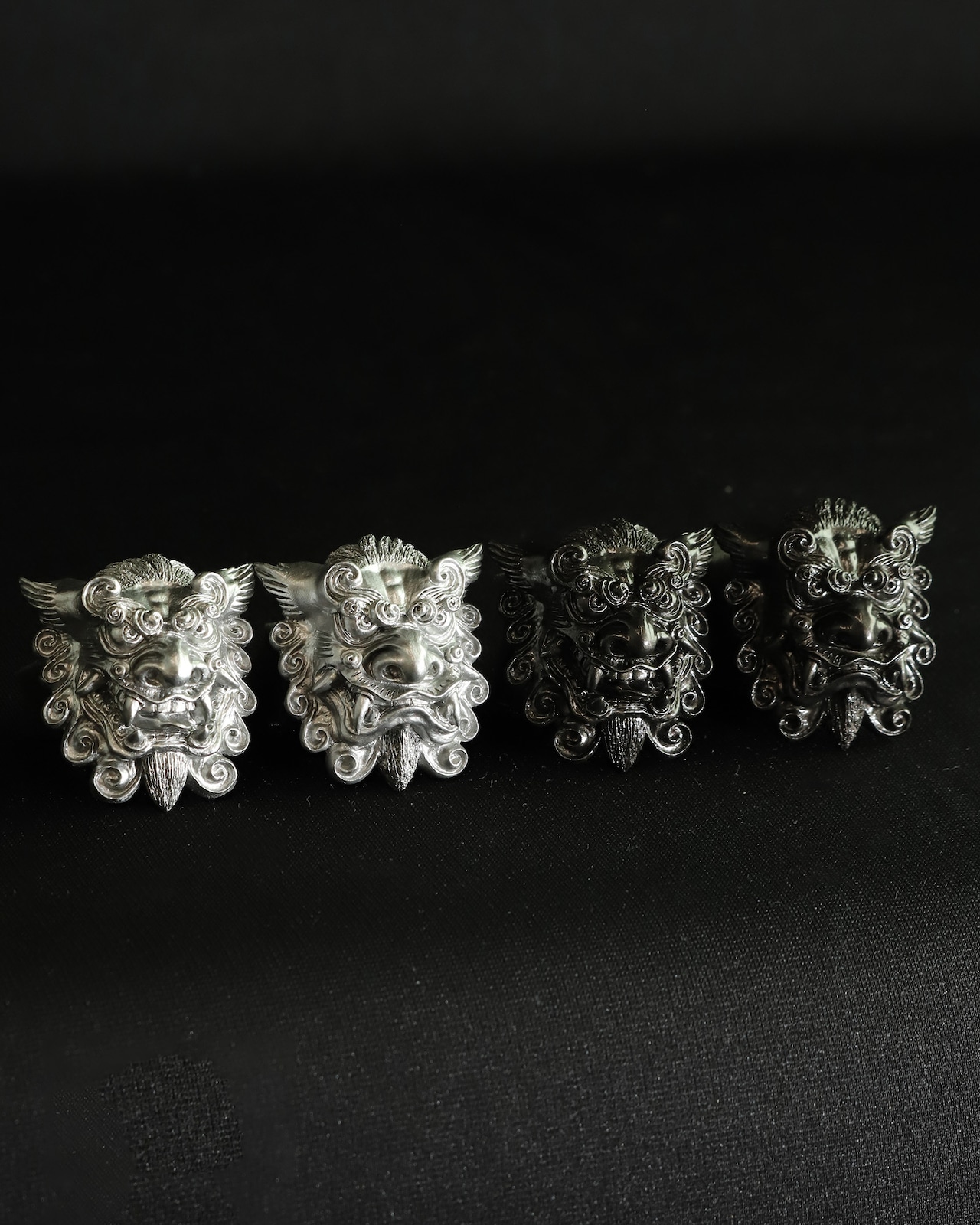 獅子狛犬 「吽」 NumberBolt /黒鉄