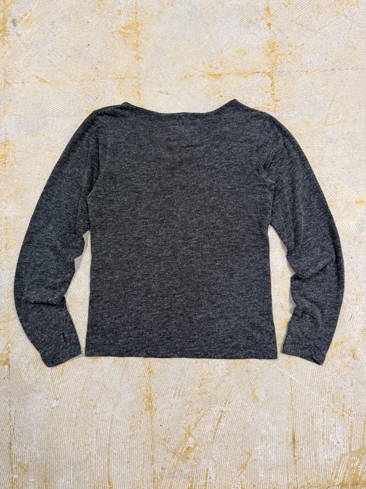 border design long sleeve T-shirts