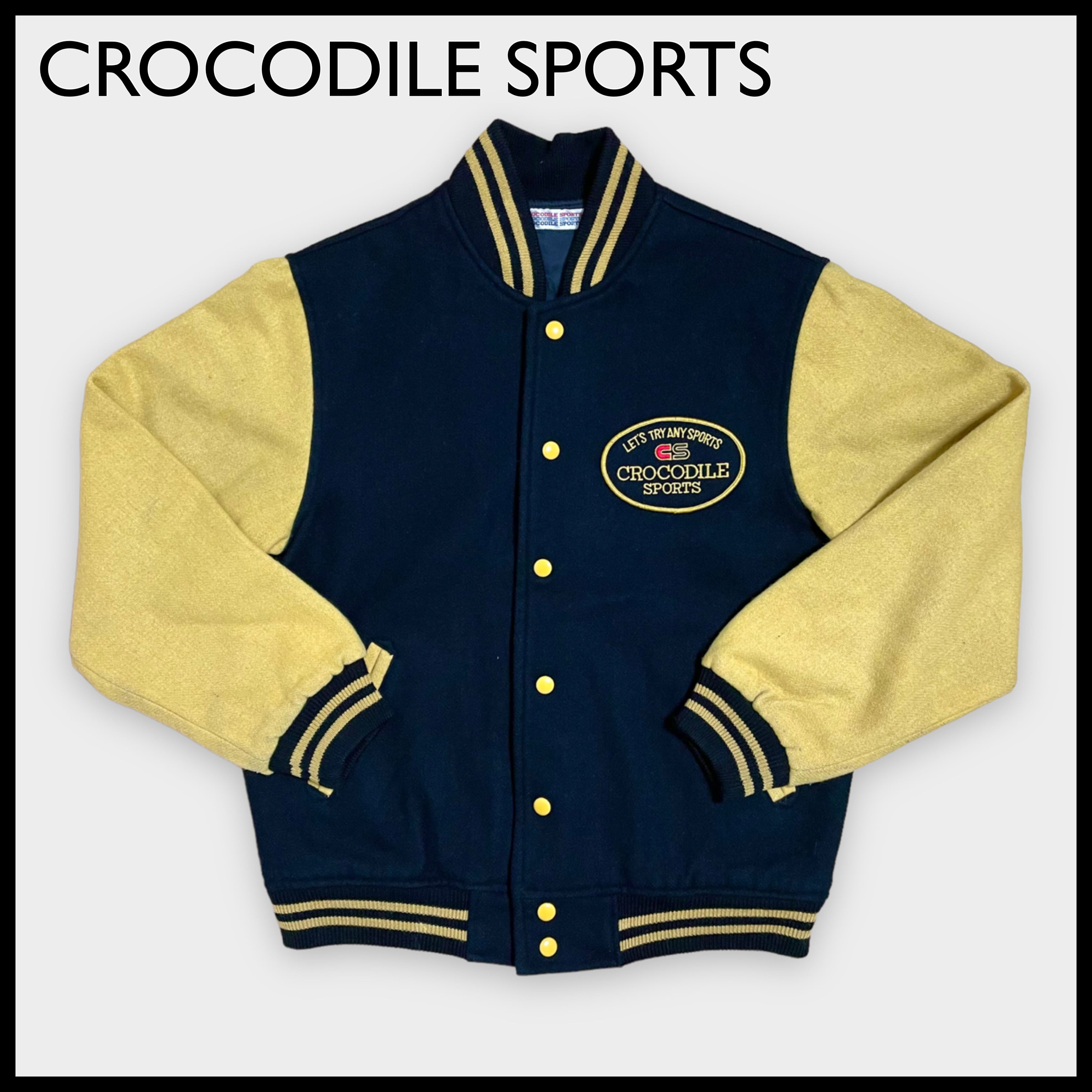 CROCODILE SPORTS日本製 スタジャン スタジアム ジャンパー ブルゾン