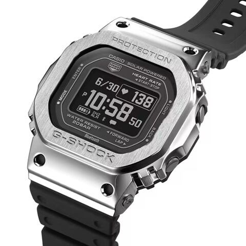 カシオ G-SHOCK GM-H5600-1JR メタルベゼル シルバー デジタル